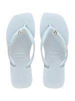 Havaianas Square Branca + Borboleta Branca/Ouro 