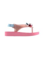 Chinelo Ipanema Bebê Belle Rosa Glitter Cereja