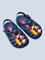 Sandália Disney Magic Mickey - Azul Escuro/Vermelho
