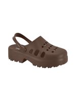 Tamanco Babuche Moleca 5563.100 Chocolate