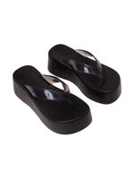 Chinelo Petite Jolie Plus II Preto Translúcido/Preto PJ7703