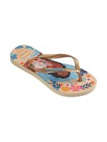 Havaianas Infantil Slim Princess Bege Palha
