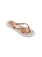 Havaianas Slim Organic Branco/Dourado