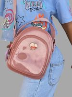 Bolsa Infantil Molekinha 20069.1 Rosa Translúcido