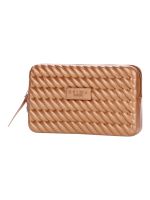 Bolsa Brizza Arezzo Pequena Clutch Ambar Jelly 