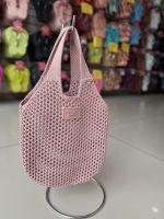Bolsa Brizza Arezzo Croche Vintage Rose