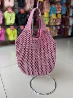 Bolsa Brizza Arezzo Croche Dark Rose