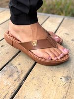 Chinelo Ortopédico Modare 7142.106 Ultraconforto Avelã/Camel