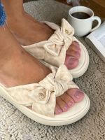 Chinelo Ortopédico Modare 7208.101 Ultra Soft com Laço Creme Onça