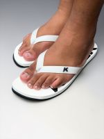 Chinelo Kenner RED PVC Branco/Preto