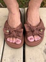 Chinelo Ortopédico Modare 7208.101 Ultra Soft com Laço Avelã Onça