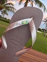 Havaianas Top Café + Bandeira Brasil 