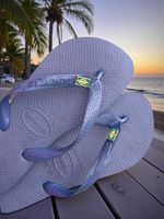 Havaianas Top Marinho + Bandeira Brasil 