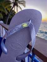 Havaianas Top Marinho + Bandeira Brasil 