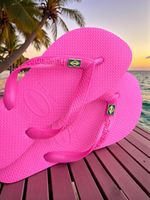 Havaianas Top Rosa Flux + Bandeira Brasil 