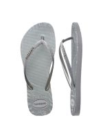 Havaianas Slim Glitter Edge Cinza Gelo