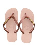 Havaianas Top Rosa Ballet + Escrita Dourada + Cereja 
