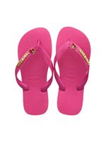 Havaianas Top Rosa Flux + Escrita Dourada + Cereja 