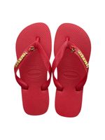 Havaianas Top Vermelha + Escrita Dourada + Cereja 