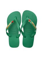 Havaianas Top Verde + Escrita Dourada + Cereja 