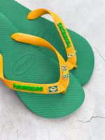 Havaianas Top Copa Brasil Personalizada Verde/Amarela