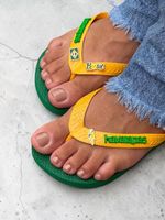 Havaianas Top Copa Brasil Personalizada Verde/Amarela