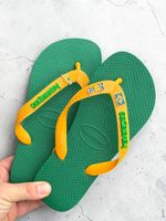 Havaianas Top Copa Brasil Personalizada Verde/Amarela