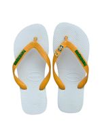 Havaianas Top  Brasil Tropical  Arara Branco/Amarelo