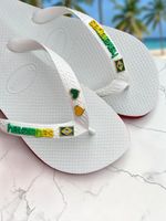 Havaianas Top  Copa Brasil Coracao Branco