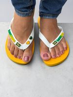 Havaianas Top Copa Brasil Coracao Amarelo/Branco