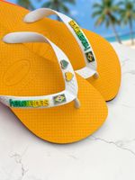 Havaianas Top Copa Brasil Coracao Amarelo/Branco