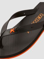 Chinelo Kenner New Summer Preto/Laranja