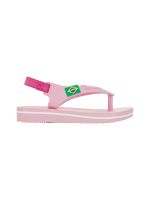 Chinelo Ipanema Bebê Brasil Rosa