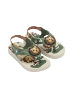 Chinelo Ipanema Bebê Sporty Bege/Verde/Marrom