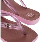 Chinelo Ipanema Boca Rosa Marrom/Rosa