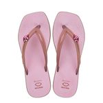 Chinelo Ipanema Boca Rosa Rosa/Marrom