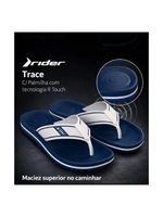 Chinelo Rider Trace Duo Azul/Branco