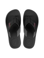 Chinelo Rider Trace Duo Preto/Cinza/Vermelho
