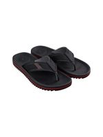Chinelo Rider Trace Duo Preto/Cinza/Vermelho