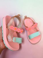 Sandalia Zaxynina Bloom Rosa Glitter