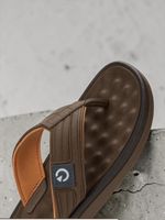 Chinelo Cartago Alabama Marrom/Bege