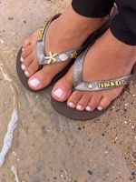 Havaianas Top Café + Escrita Dourada + Estrela, Concha, Tartaruga e Ponto de Luz