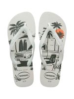 Havaianas Aloha Branco/Verde Olive