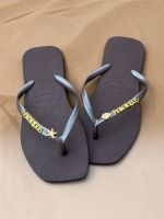 Havaianas Square Café + Escrita Dourada + Estrela e Concha Peroladas