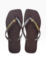Havaianas Square Café + Escrita Dourada + Estrela e Concha Peroladas