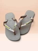 Havaianas Top Rose Gold + Escrita Dourada + Concha e Estrela Peroladas