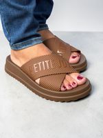 Chinelo Petite Jolie Smash PJ6812II Chocolate