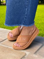 Chinelo Petite Jolie Smash PJ6812II Doce de Leite