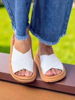 Chinelo Petite Jolie Smash PJ6812II White/Doce de Leite