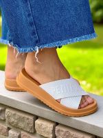 Chinelo Petite Jolie Smash PJ6812II White/Doce de Leite